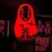 Светильник-ночник Bioworld Spirited Away No Face USB Разноцветный (28057)