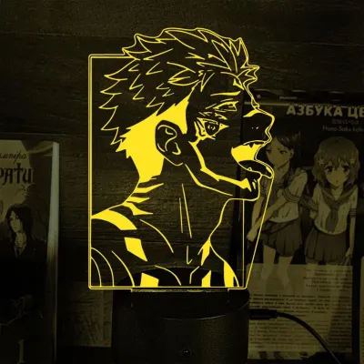 Светильник-ночник Bioworld Jujutsu Kaisen Ryomen Sukuna USB Разноцветный (28032)