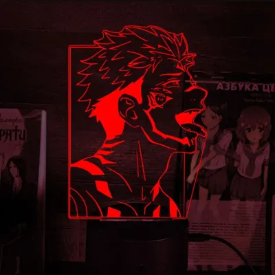 Светильник-ночник Bioworld Jujutsu Kaisen Ryomen Sukuna USB Разноцветный (28032) Светильник-ночник Bioworld Jujutsu Kaisen Ryomen Sukuna USB Разноцветный (28032)