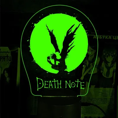 Світильник-нічник Bioworld Death Note USB Різнокольоровий (28030) Світильник-нічник Bioworld Death Note USB Різнокольоровий (28030)