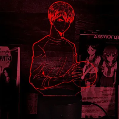 Світильник-нічник Bioworld Haikyu Волейбол Тобіо Кагеяма USB Різнокольоровий (28024)
