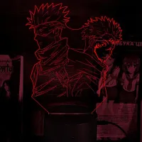 Светильник-ночник Bioworld Годжо Сатору и Итадори Юджи Jujutsu Kaisen USB Разноцветный (28019) Светильник-ночник Bioworld Годжо Сатору и Итадори Юджи Jujutsu Kaisen USB Разноцветный (28019)