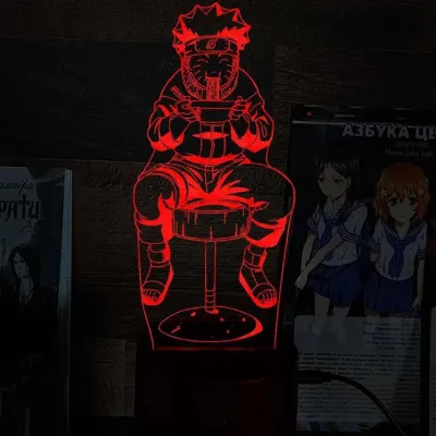 Світильник-нічник Bioworld Naruto рамен USB Різнокольоровий (28007)