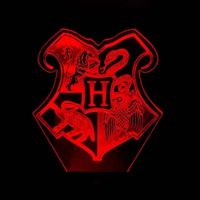 Світильник-нічник Bioworld Harry Potter Hogwarts USB Різнокольоровий (28002)