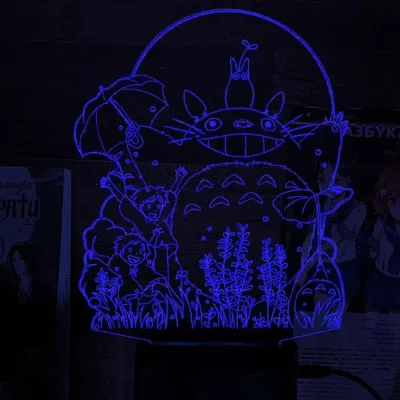 Світильник-нічник Bioworld Tonari no Totoro USB Різнокольоровий (28001)