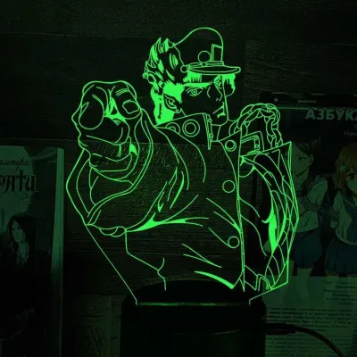 Світильник-нічник Bioworld JoJo Jotaro Kujo Stardust Crusaders USB Різнокольоровий (27997) Світильник-нічник Bioworld JoJo Jotaro Kujo Stardust Crusaders USB Різнокольоровий (27997)