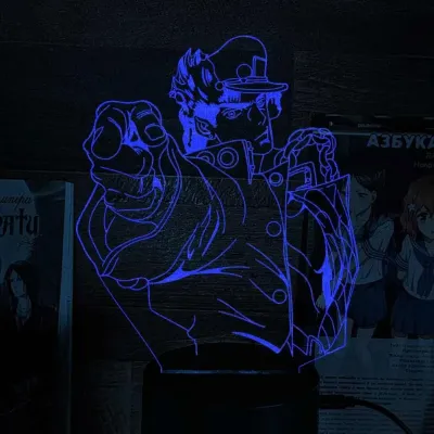 Світильник-нічник Bioworld JoJo Jotaro Kujo Stardust Crusaders USB Різнокольоровий (27997) Світильник-нічник Bioworld JoJo Jotaro Kujo Stardust Crusaders USB Різнокольоровий (27997)