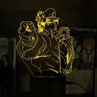 Світильник-нічник Bioworld JoJo Jotaro Kujo Stardust Crusaders USB Різнокольоровий (27997)