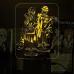 Світильник-нічник Bioworld Bungou Stray Dogs Дазай та Чуя USB Різнокольоровий (27993)
