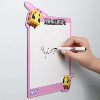 Дошка магнітна для маркерів YES Minecraft.Spring 21.5x27 см Різнокольоровий (708505)