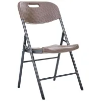 Стул складной AMF Knox 52x48x85 см Коричневый (555364)