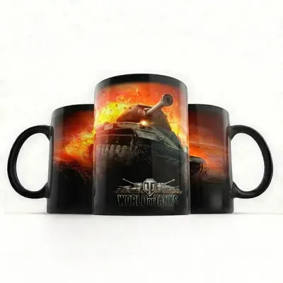 Кухоль Orca Гра World of Tanks 330 мл Чорний (0097) Кухоль Orca Гра World of Tanks 330 мл Чорний (0097)