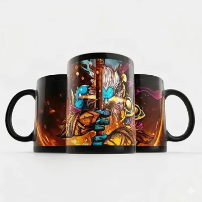 Кухоль Orca Гра Dota 2 Phantom Lancer 330 мл Чорний (0357)