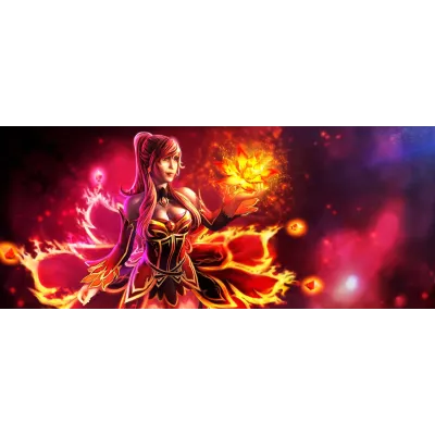 Кухоль Orca Гра Dota 2 Lina 330 мл Чорний (0360)