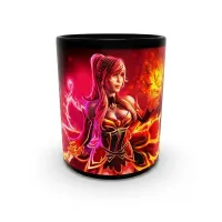 Кухоль Orca Гра Dota 2 Lina 330 мл Чорний (0360)