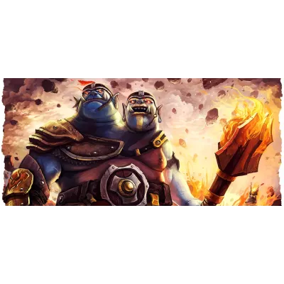 Кухоль Orca Гра Dota 2 Ogre Magi 330 мл Чорний (0365)