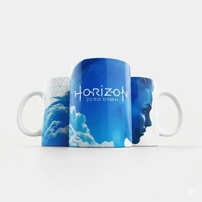 Кухоль Orca Гра Horizon Елой 330 мл Білий (0393)