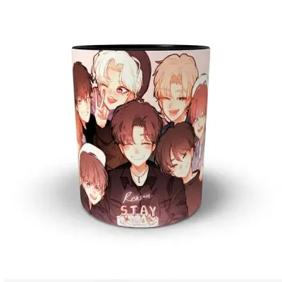 Кружка Orca K-pop Stray Kids 330 мл Черный (0776)