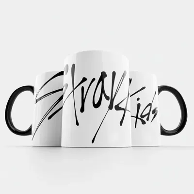 Кухоль Orca K-pop Stray Kids 330 мл Чорний (0777)