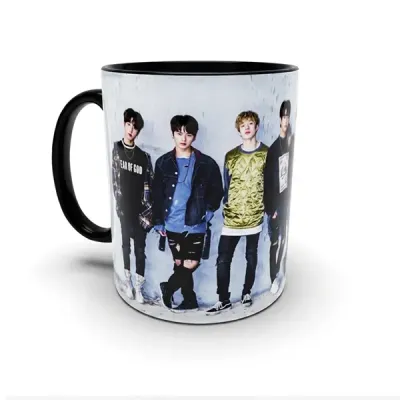 Кухоль Orca K-pop Stray Kids 330 мл Чорний (0782)