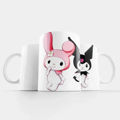 Кухоль Orca Kuromi Onegai My Melody 330 мл Білий (0784) Кухоль Orca Kuromi Onegai My Melody 330 мл Білий (0784)