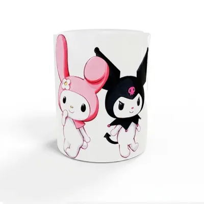 Кухоль Orca Kuromi Onegai My Melody 330 мл Білий (0784)