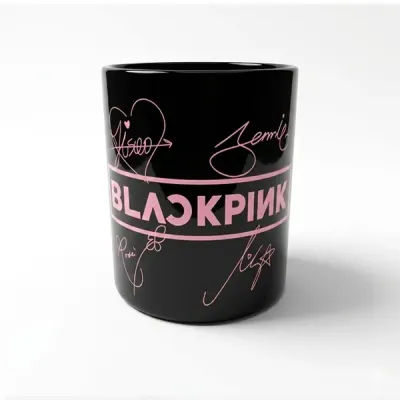 Кухоль Orca K-pop Blackpink 330 мл Чорний (0797)
