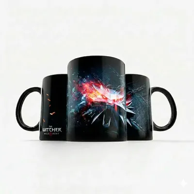 Кружка Orca Игра Ведьмак 330 мл Черный (0864)