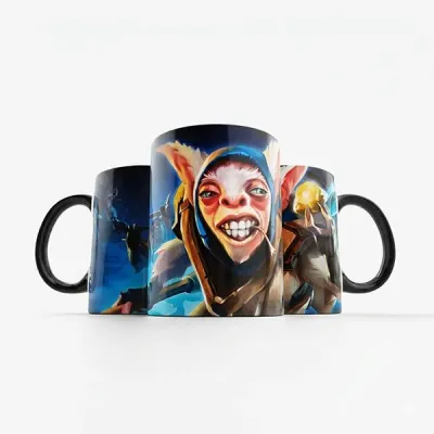 Кухоль Orca Dota 2 Meepo 330 мл Чорний (1361)