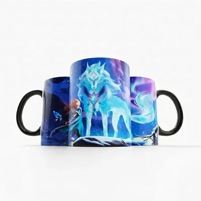 Кружка Orca Игра Dota 2 Crystal Maiden 330 мл Черный (1384)