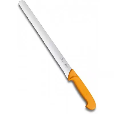 Ніж для нарізання сала Victorinox Swibo Larding 30 см Жовтий (5.8443.30)