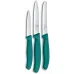 Кухонний набір ножів Victorinox Swiss Classic Paring Set 3 шт Зелений (6.7114.34C1)