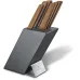 Кухонний набір із підставкою Victorinox Swiss Modern Cutlery Block 6 предметів Коричневий (6.7186.6)