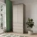 Шафа розпашна Mebel Star Нео 80х50х210 см Кашемір (MBS-1114)