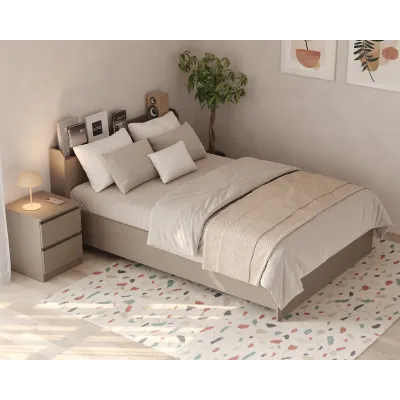 Кровать двуспальная Mebel Star Нео 140х200 см Кашемир (MBS-1124) Кровать двуспальная Mebel Star Нео 140х200 см Кашемир (MBS-1124)