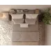 Ліжко двоспальне Mebel Star Нео 140х200 см Аляска сірий (MBS-1126)