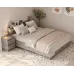 Кровать двуспальная Mebel Star Нео 160х200 см Бетон (MBS-1132)