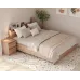 Кровать двуспальная Mebel Star Нео 160х200 см Дуб сонома (MBS-1133)