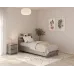 Кровать односпальная Mebel Star Нео 90х200 см Бетон (MBS-1142)