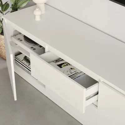 Тумба під телевізор Mebel Star Нео 150х43х53 см Аляска білий (MBS-1250) Тумба під телевізор Mebel Star Нео 150х43х53 см Аляска білий (MBS-1250)