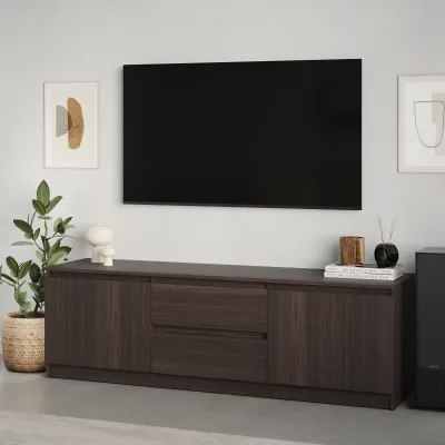 Тумба під телевізор Mebel Star Нео 150х43х53 см Дуб рістрето (MBS-1251)