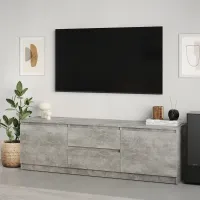 Тумба під телевізор Mebel Star Нео 150х43х53 см Бетон (MBS-1252)