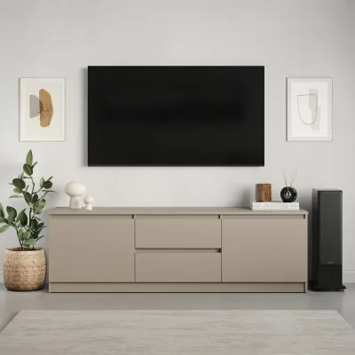 Тумба під телевізор Mebel Star Нео 150х43х53 см Кашемір (MBS-1254)