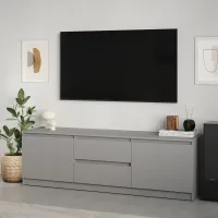 Тумба під телевізор Mebel Star Нео 150х43х53 см Сіра мишка (MBS-1256)