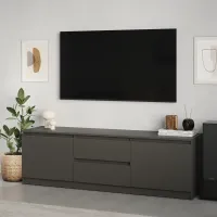 Тумба под телевизор Mebel Star Нео 150х43х53 см Антрацит (MBS-1258)