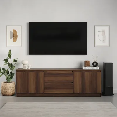 Тумба під телевізор Mebel Star Нео 150х43х53 см Дуб бурштиновий (MBS-1259)