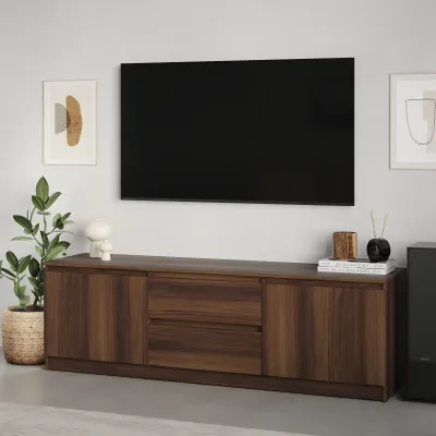 Тумба під телевізор Mebel Star Нео 150х43х53 см Дуб бурштиновий (MBS-1259)