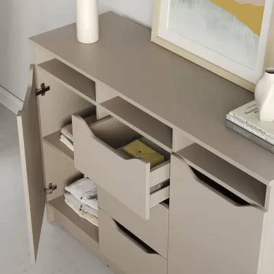 Комод Mebel Star 800 Лілу 81х40х89 см Кашемір (MBS-1300) Комод Mebel Star 800 Лілу 81х40х89 см Кашемір (MBS-1300)