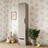 Шафа-пенал Mebel Star Лилу 40x40x210 см Кашемир (MBS-1312)