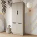 Шафа розпашна Mebel Star Лилу 80х40х210 см Кашемір (MBS-1318)